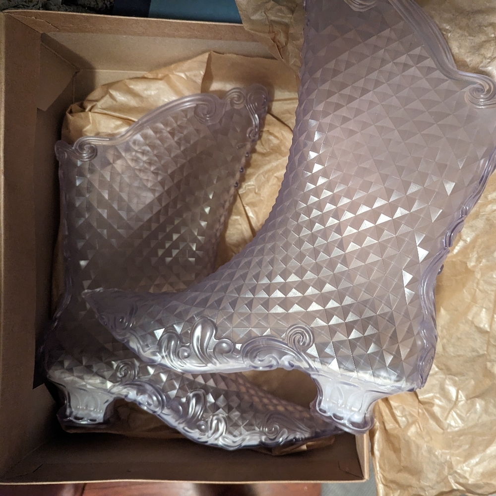 Y/Project x Melissa Court Boot in Clear